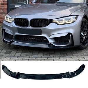 BMW F80 CS Style Front Lip Spoiler Gloss Black