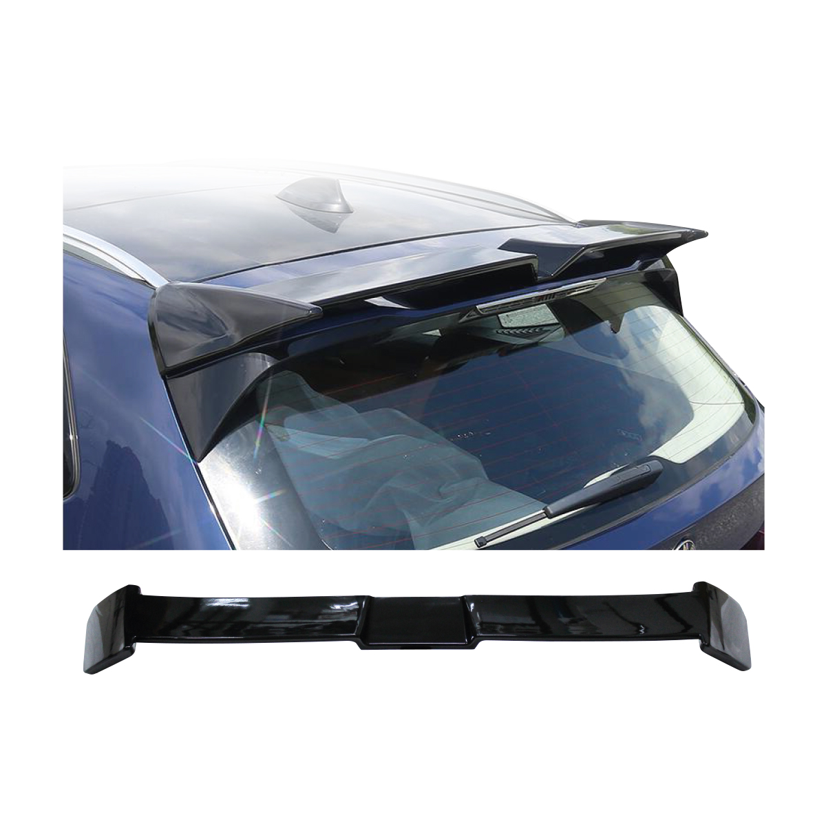 BMW X1 2017+ M Performance Boot Spoiler Gloss Black