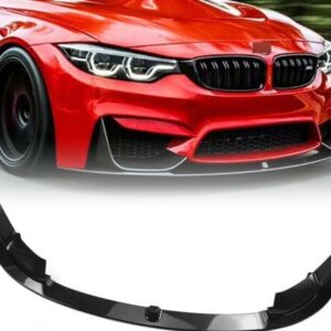 BMW F80 M3 Performance Style Front Lip Spoiler 3 Piece Gloss Black