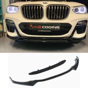 BMW X4 G02 Front Lip Gloss Black 2018+